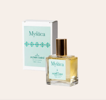 Mystica 50ml bottle and box.